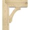 Ekena Millwork Imperial Block Rough Sawn Bracket w/ Offset Brace, Douglas Fir, 8"W x 22"D x 26"H BKT0806X22X26IMP05RDF - alternate 3